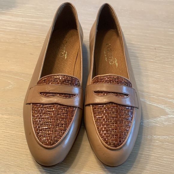 Paloma “Reed Sienna Nappa/ Woven” flats NIB Size 8AA price reduced not perfect - Picture 4 of 9